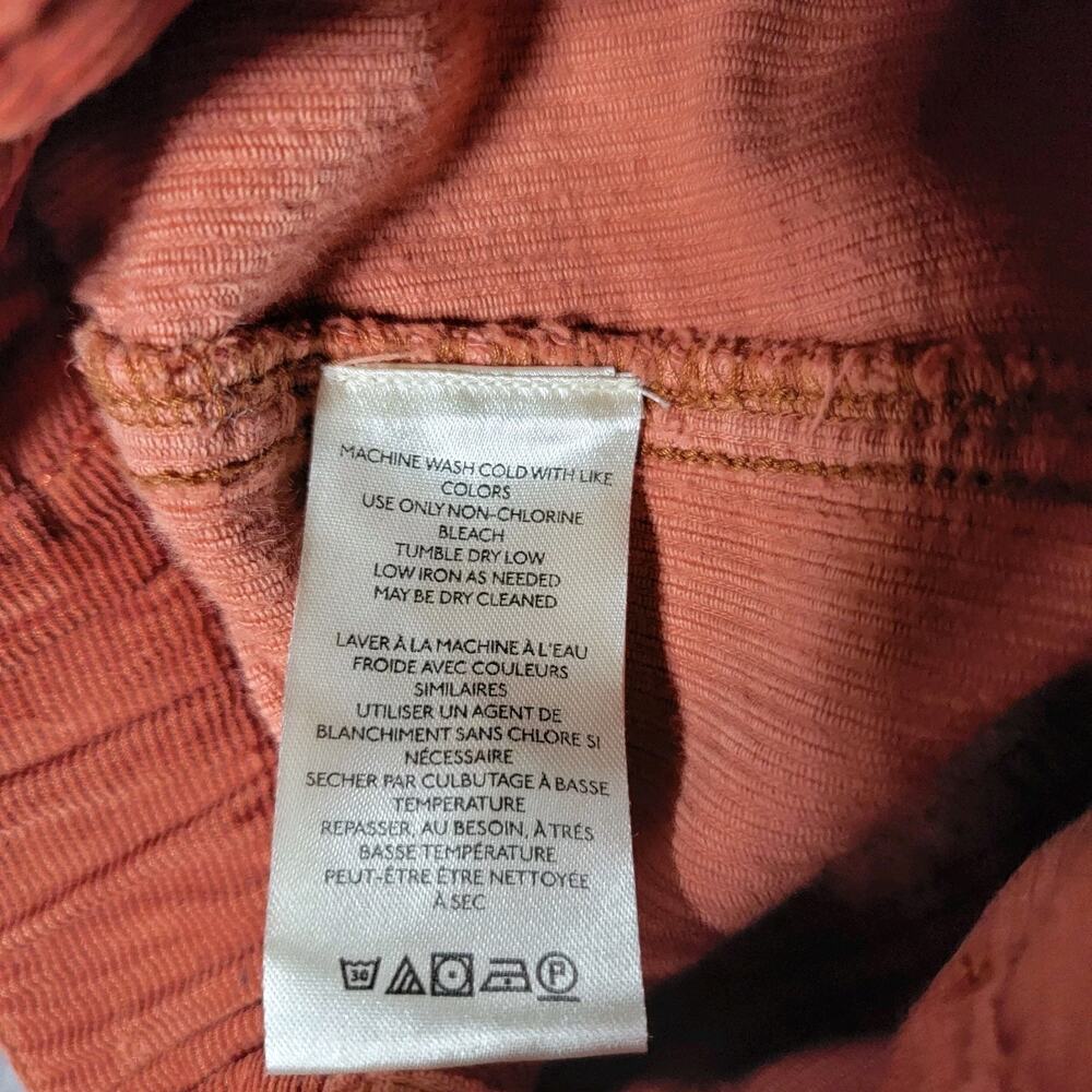 We The Free Wide Leg Corduroy Pants in Rust - Picture 11 of 12